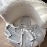 Grey Triko Takım Erkek Bebek