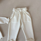 White Triko Takım Kız Bebek