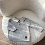 Grey Triko Takım Erkek Bebek